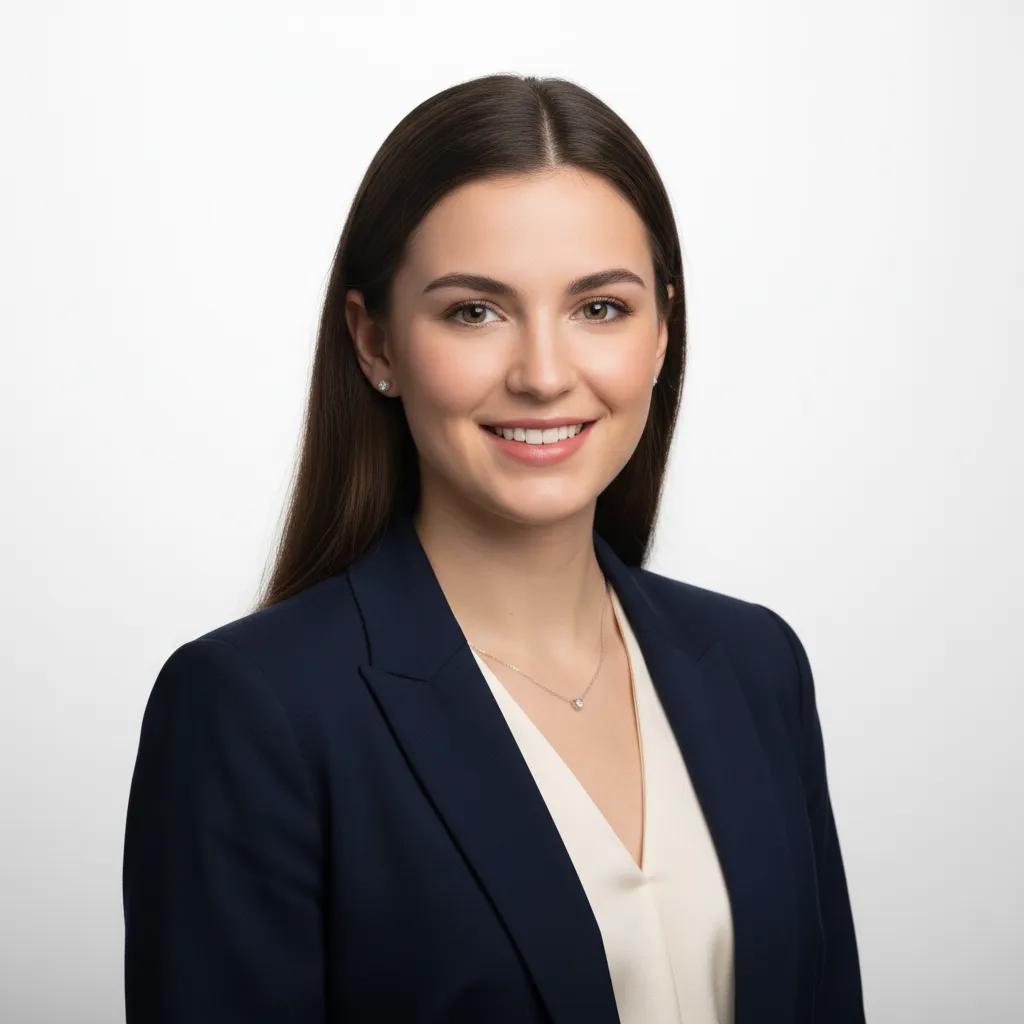 After - AI generated professional headshot portrait