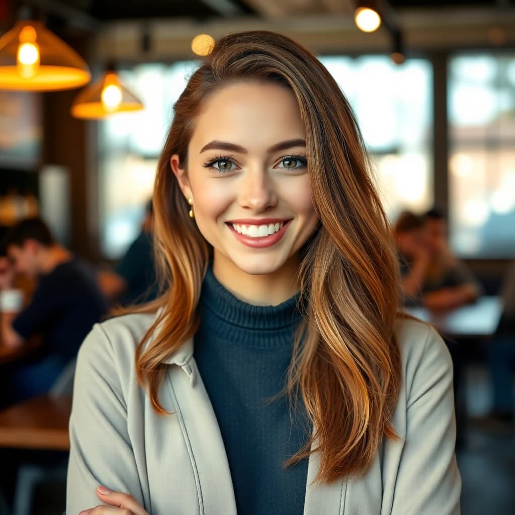 AI generated dating profile photo - SelfAI photo studio