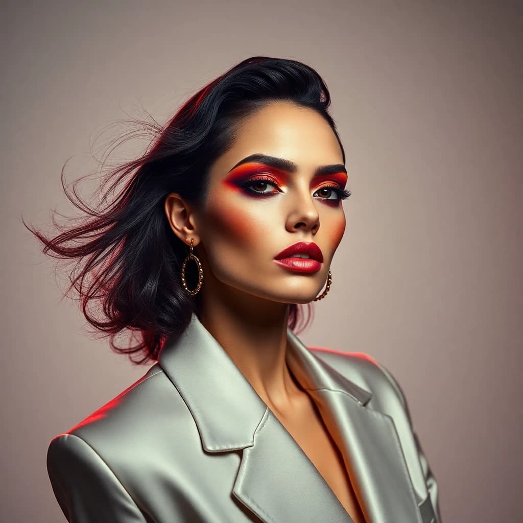 AI generated fashion editorial photo - SelfAI photo studio